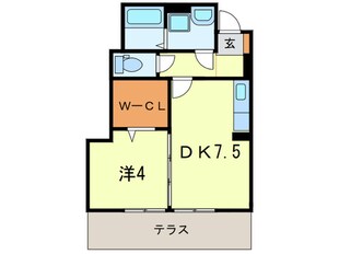 ロ－ズコ－ト明石の物件間取画像